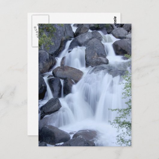 Carte Postale Cascade de Yosemite (Devant / Derrière)