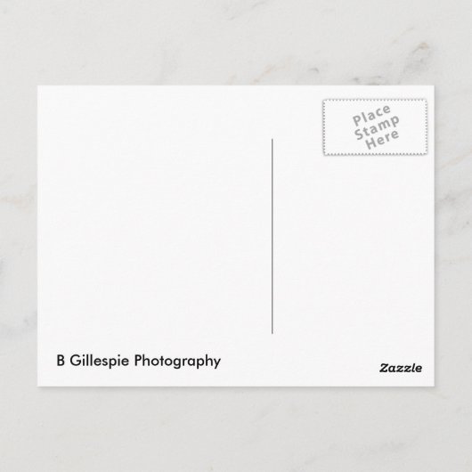 Carte Postale Cascade de Yosemite (Dos)