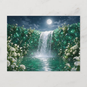 Carte Postale Cascade d'émeraude de mai