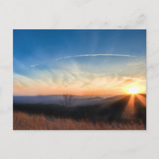 Carte Postale Cascade des Appalaches et Blue Ridge Mountains