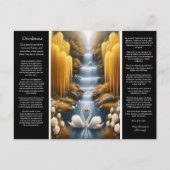 Carte Postale Cascade Desiderata : la dévotion du cœur de la val (Devant)