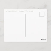 Carte Postale Cascade Dettifoss - Vatnajokull NP - Islande (Dos)