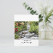 Carte Postale Cascade - Dieu stupéfiant (Debout devant)