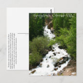 Carte Postale Cascade du Colorado (Devant / Derrière)