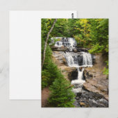 Carte Postale cascade du MI (Devant / Derrière)