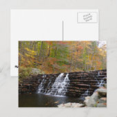 Carte Postale Cascade du parc national Laurel Hill I (Devant / Derrière)