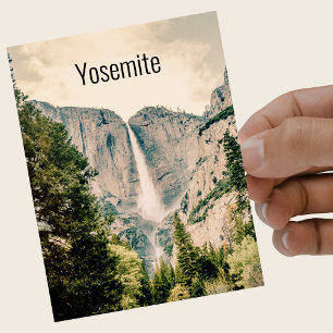 Carte postale Cascade du parc national Yosemite