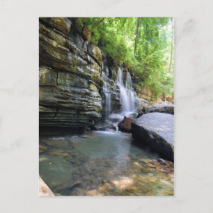 Carte Postale Cascade estivale paisible et relaxante - Tennessee