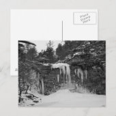 Carte postale cascade étonnante (Devant / Derrière)