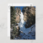 Carte Postale Cascade gelée (Devant / Derrière)