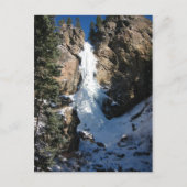 Carte Postale Cascade gelée (Devant)