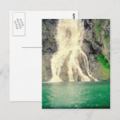 Carte Postale Cascade norvégienne 2 (Devant / Derrière)