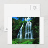 Carte Postale Cascade Opaekaa Kauai Hawaii (Devant / Derrière)