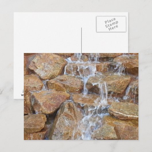 Carte Postale Cascade paisible (Devant / Derrière)