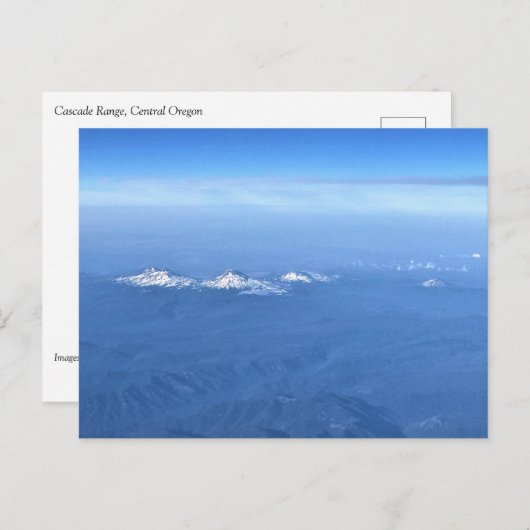 Carte Postale Cascade Range, Oregon central (Devant / Derrière)