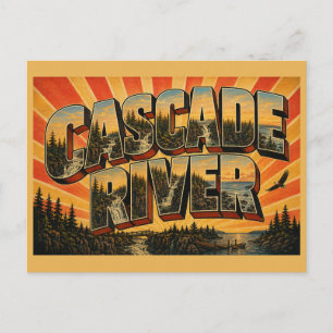 Carte Postale Cascade River State Park MN Voyage Artistique Vint