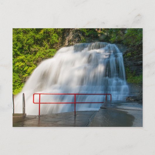Carte Postale Cascade, Robert H Treman State Park, New York (Devant)