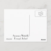 Carte Postale Cascade sous Arch (Dos)