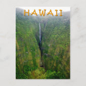 Carte Postale Cascade spectaculaire à Molokai, Hawaii (Devant)