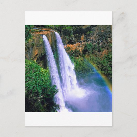 Carte Postale Cascade Wailua Kauai Hawaii (Devant)