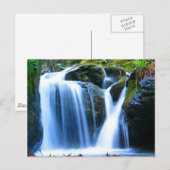 Carte Postale cascades (Devant / Derrière)
