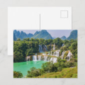 Carte postale Cascades (Devant / Derrière)