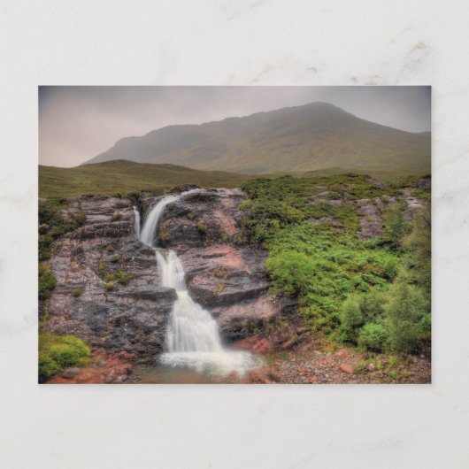 Carte Postale Cascades à Glencoe (Devant)