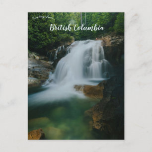 Carte Postale Cascades dans le parc Golden Ears Maple Ridge BC