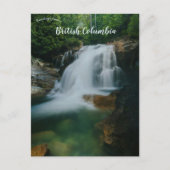 Carte Postale Cascades dans le parc Golden Ears Maple Ridge BC (Devant)