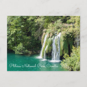 Carte Postale Cascades dans le Parc National de Plitvice - Croat