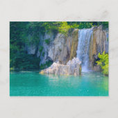 Carte Postale Cascades dans le parc national Plitvice en Croatie (Devant)
