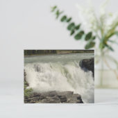 Carte Postale Cascades d'Athabasca en Alberta (Debout devant)