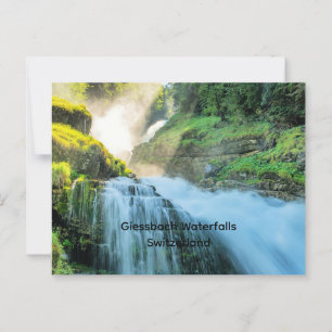 Carte Postale Cascades de Giessbach, Suisse