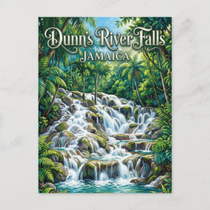 Carte Postale Cascades de la rivière Dunn en Jamaïque