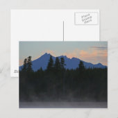 Carte Postale Cascades de l'Oregon à Dawn (Devant / Derrière)
