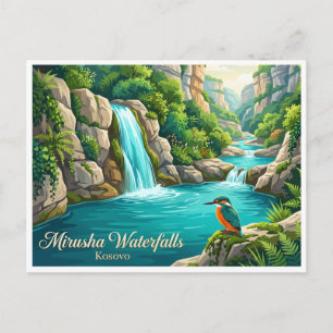 Carte Postale Cascades de Mirusha Klinë Kosovo