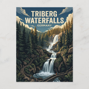 Carte Postale Cascades de Triberg Allemagne