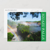 Carte Postale cascades d'iguazu (Devant / Derrière)