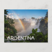 Carte Postale Cascades D'Iguazú Avec Arc En Ciel, Argentine (Devant)