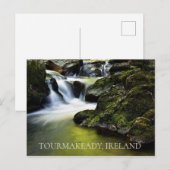 Carte Postale Cascades d'Irlande Tourmakeady (Devant / Derrière)