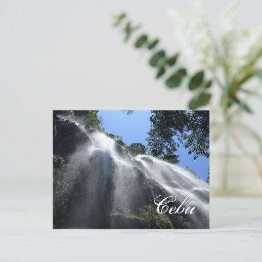 Carte Postale Cascades d'Oslob Cebu (Debout devant)