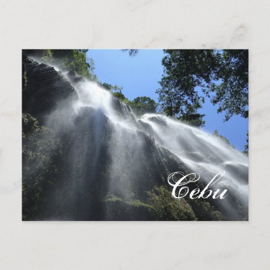Carte Postale Cascades d'Oslob Cebu (Devant)