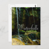 Carte Postale Cascades du ruisseau Clark - Collines Tunica (Devant / Derrière)
