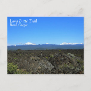 Carte Postale Cascades et rochers de lave, Oregon