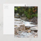 Carte Postale Cascades Flux rocheux (Devant / Derrière)