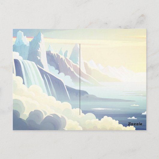 Carte Postale Cascades Gracieuses (Dos)