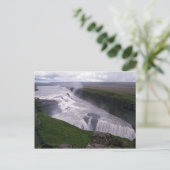 Carte Postale Cascades, Gulfoss, Islande (Debout devant)
