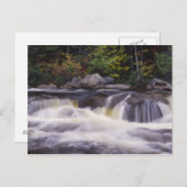 Carte Postale Cascades, Route Kancamagus, Blanc (Devant / Derrière)