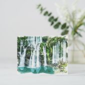 Carte Postale Cascades tropicales de l'île de la Réunion (Debout devant)