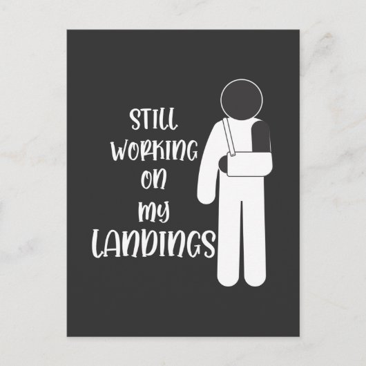 Carte Postale Cascadeur Enfant Guéri de son Bras Cassé (Devant)